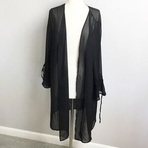 Capsule Black Lace Coverup Size S-XL Swimsuit Baiting Suit Coverup Lace Sleeves